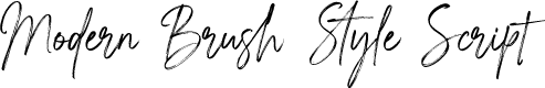 Modern Brush Style Script Perso