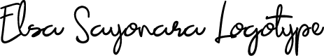 Elsa Sayonara Luxury Logotype