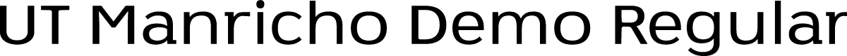 UT Manricho Demo Regular