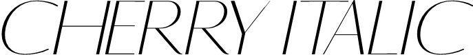CHERRY Italic