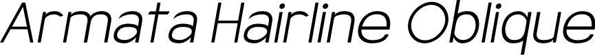 Armata Hairline Oblique