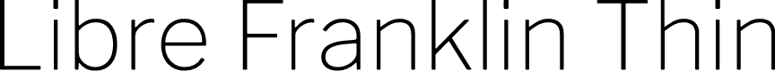 Libre Franklin Thin