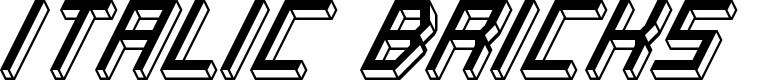 Italic Bricks Regular