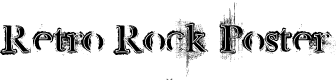 Retro Rock Poster