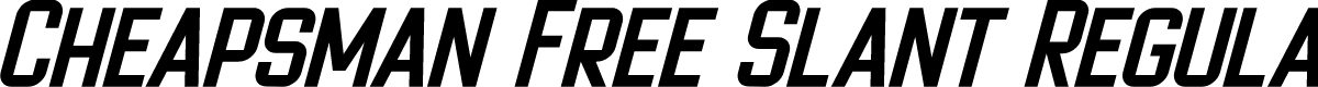Cheapsman Free Slant Regular