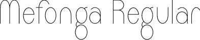 Mefonga Regular