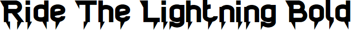 Ride The Lightning Bold