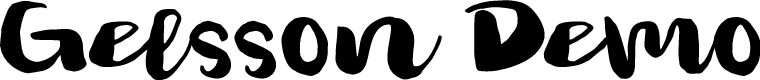 Gelsson Demo