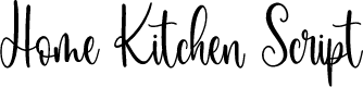 Home Kitchen Script