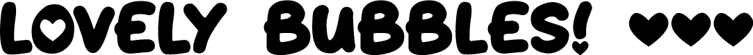Lovely Bubbles