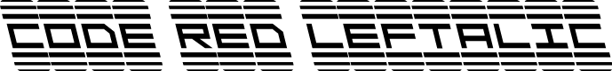 Code Red Leftalic