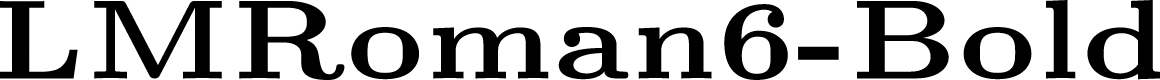 LMRoman6-Bold
