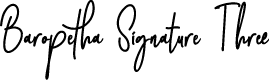 Baropetha Signature3
