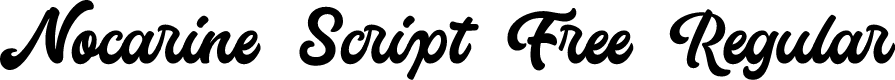 Nocarine Script Free Regular