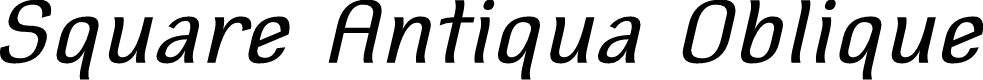 Square Antiqua Oblique
