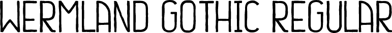 Wermland Gothic Regular