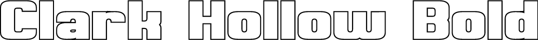 Clark Hollow Bold