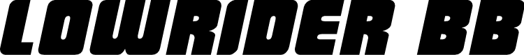 LowRider BB Italic