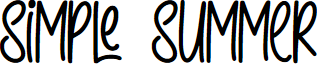 Simple Summer - Personal Use