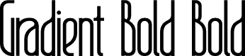 Gradient Bold Bold