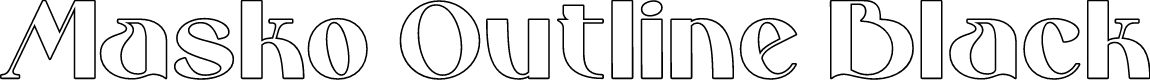 Masko Outline Black