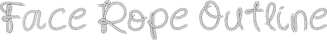 Face Rope Outline Regular