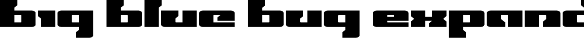 Big Blue Bug Expanded
