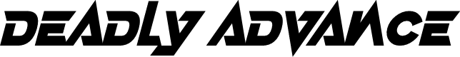 Deadly Advance Italic