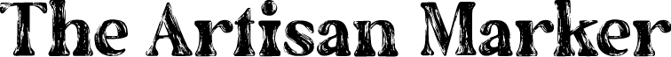 The Artisan Marker Serif Regular