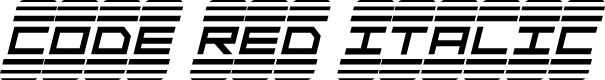 Code Red Italic