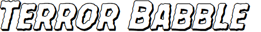 Terror Babble 3D Italic