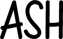 Ash - DEMO FONT