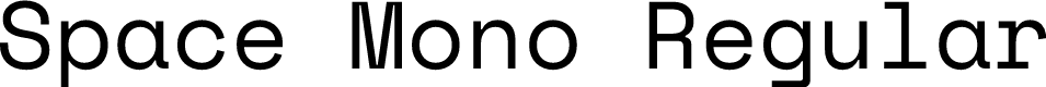 Space Mono Regular