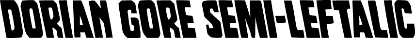 Dorian Gore Semi-Leftalic
