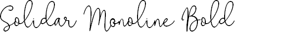 Solidar Monoline Bold