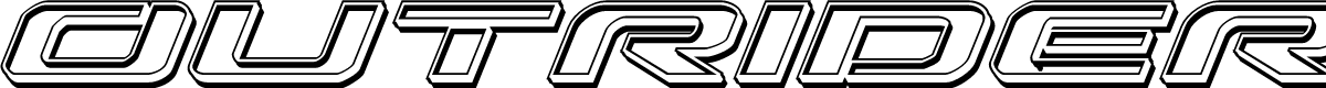 Outrider Engraved Italic Italic