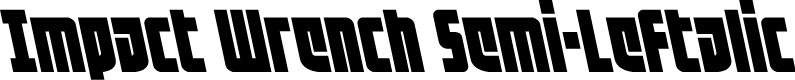 Impact Wrench Semi-Leftalic
