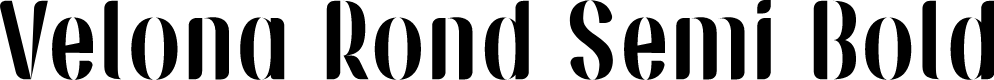 Velona Rond Semi Bold
