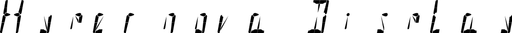 Hypernova Display Regular