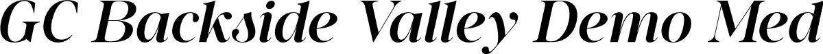 GC Backside Valley Demo Med Ita