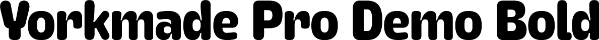 Yorkmade Pro Demo Bold