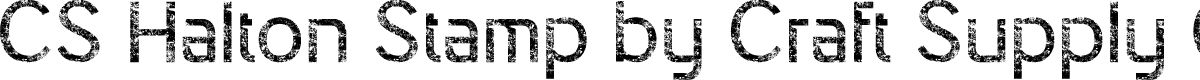 CSHaltonStamp-Regular Demo