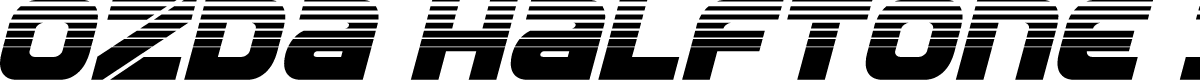 Ozda Halftone Italic