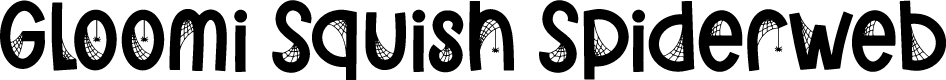 Gloomi Squish Spiderweb