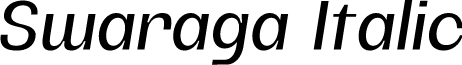 Swaraga Demo Italic
