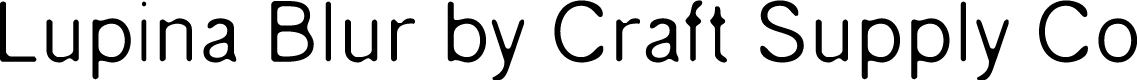 LupinaBlur-Regular
