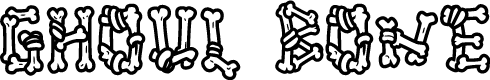 Ghoul Bone - Personal Use Outline