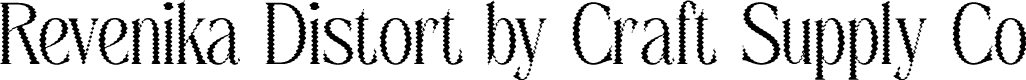 Revenika Distort-Regular Demo