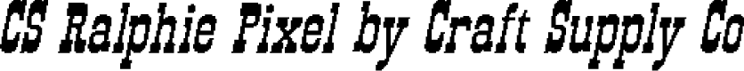 CS Ralphie Pixel Regular Demo