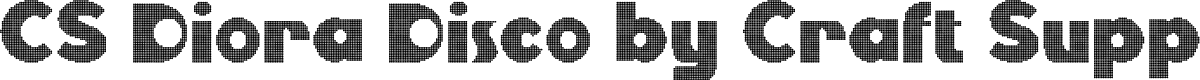 CSDioraDisco-Regular Demo